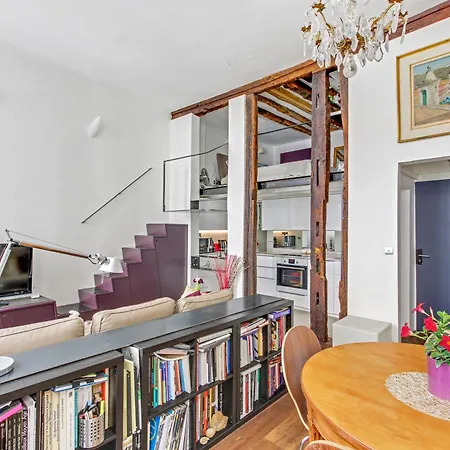 아파트 Beau Studio-loft Au Coeur Du Marais *